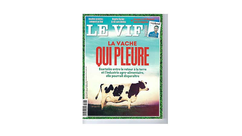 couverture de Le vif "la vache qui pleure"